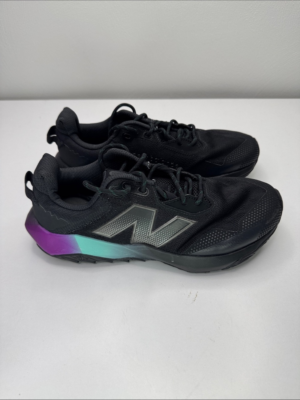New Balance Dynasoft Nitrel V6 Trail Shoes Women's 10 Black Hiking Sneakers